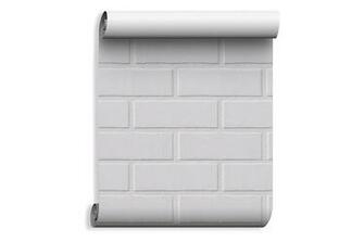 White Brick Effect Wallpaper Ideas Designs