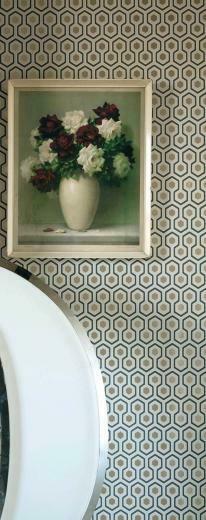 Hicks Hexagon Restyled Interiors Wallpaper
