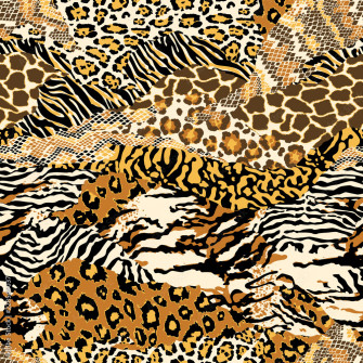 Wild Animal Print Wallpaper