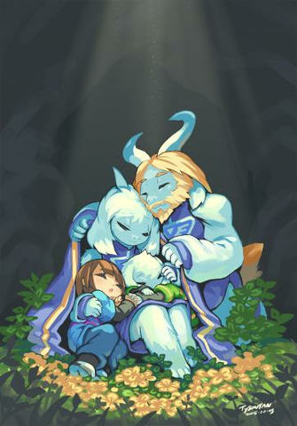 Art Digital Drawings Games Frisk Undertale Asriel