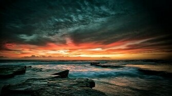 HDr Sunset Desktop Pc And Mac Wallpaper