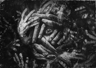 Hands And Eyes Painting The Evil Within Horror HD
