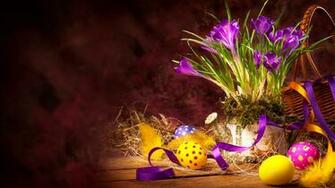 Happy Easter Background Wallpaper Mobile Version