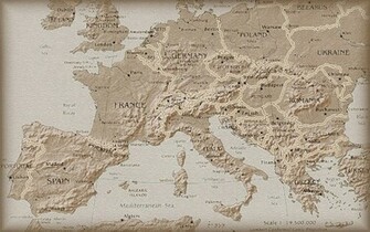 Antique Map Wallpaper