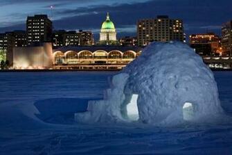 Igloo Lake Monona Madison Wisconsin Usa By Eric Baillies