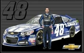 Jimmy Johnson Nascar Huge Jimmie Fan O