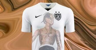 Justin Bieber Travi Scott X Us Soccer Maillot Foot Meltystyle