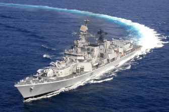 Warship Destroyer Delhi Class Wallpaper HD