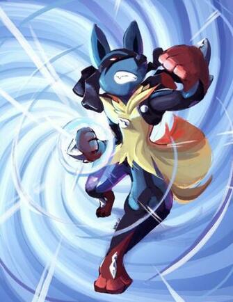 Mega Lucario By Suzuran Deviantart