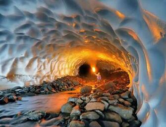 Ice Cave Wallpaper