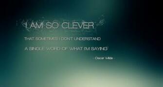 Text Quotes Funny Oscar Wilde Clever Wallpaper