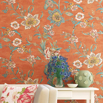 Peel And Stick Vintage Floral Wallpaper Self Adhesive Non Woven
