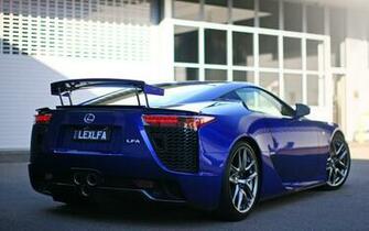 Blue Lexus Lfa HD Wallpaper Home Of