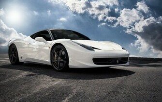 White Ferrari Italia Wallpaper HD Vehicle Pictures