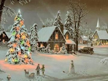 Christmas Scenes Wallpaper 4k HD Background