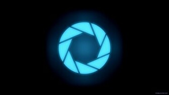 Beauty Aperture Science Logo 1080p HDtv Wallpaper