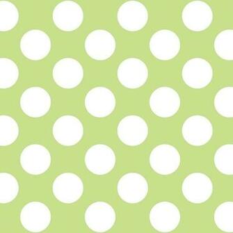 Polka Dot Green White Removable Wallpaper Contemporary