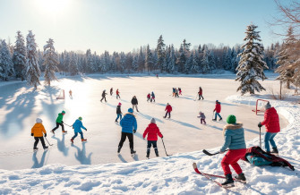 Pond Hockey Wallpaper