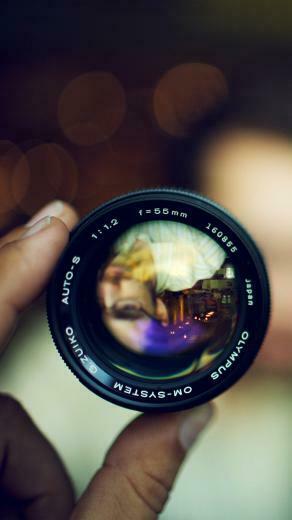 Self Portrait In A Lense