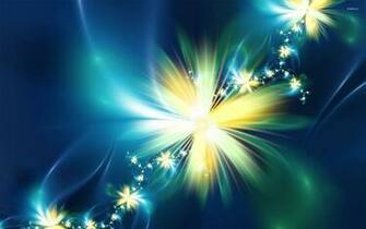 Glowing Flowers Wallpaper Wide HD