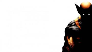 Fearless Wolverine In White Wallpaper