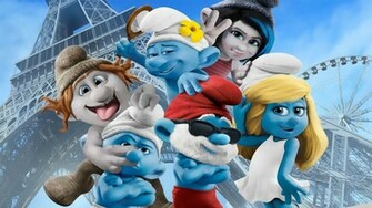 HD Wallpaper On Your Desktop 3d Comedy Movie The Smurfs