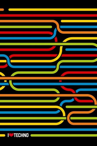 For iPhone Music Wallpaper I Love Techno