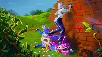 Llama Fortnite Man Wallpaper Top