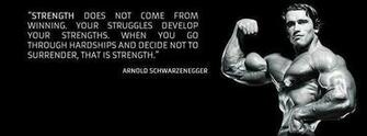Arnold Schwarzenegger Motivational Wallpaper On Strength The