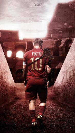 Adik1910 On And I Have Similar Wallpaper With Totti