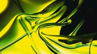 Green Abstract Yellow Wallpaper Background