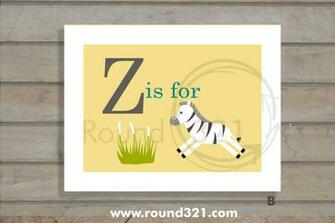 Personalized Name With Zebra Print Background Round321