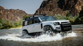 Wallpaper Land Rover Defender P400 X Frankfurt Motor Show