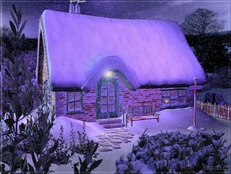 Related Pictures 3d Christmas Cottage Animated Wallpaper Windows