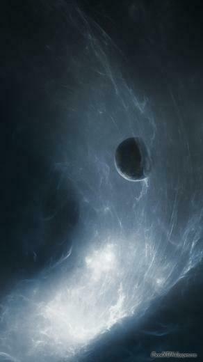 iPhone Wallpaper Dark Space Stars HD