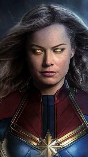 Captain Marvel Phone Wallpaper HD
