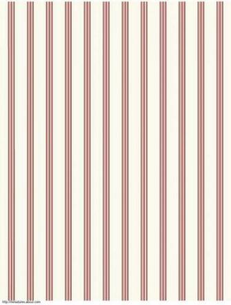Printable Dolls House Wallpaper Striped Red On Cream Coordinates
