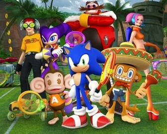 Sega Superstars Tennis Wallpaper In