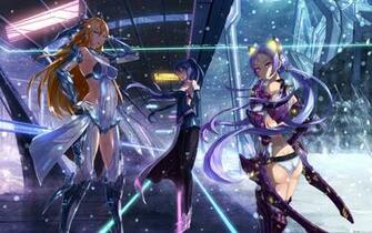 Anime Dj Wallpaper Girls Guns