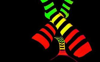 Knee Socks Striped Legwear HD Wallpaper General