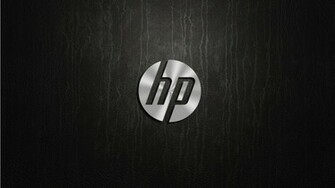 Hp Metal Logo Wallpaper