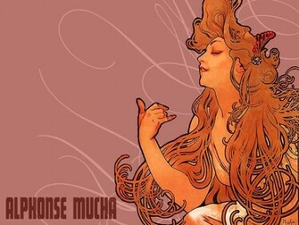 Alphonse Mucha Desktop Wallpaper By Sazuka