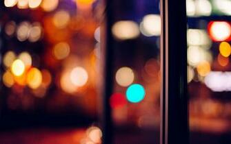 Macro City Night Bokeh Lights Photo Colors Close Up HD Wallpaper