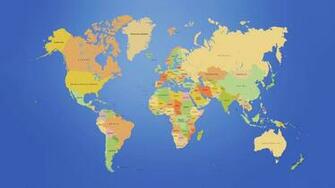 World Map Wallpaper Desktop HD