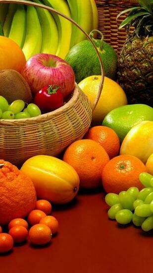 Wallpaper Fruit Allsorts Pineapple