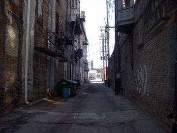 Alley Wall Wallpaper Top Background