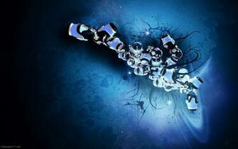 Black Blue Abstract Wallpaper HD In