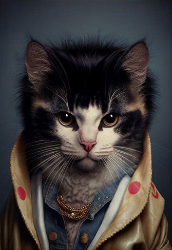 Wall Art Print Cool Cat Europosters