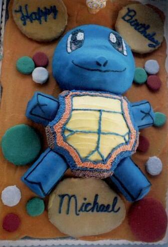 Pin Pokemon Squirtle BirtHDay Edible Image Icing Cake Cupcake Topper