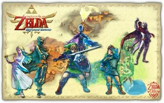 Legend Of Zelda Skyward Sword Wallpaper Remake By Stellathecat12 On